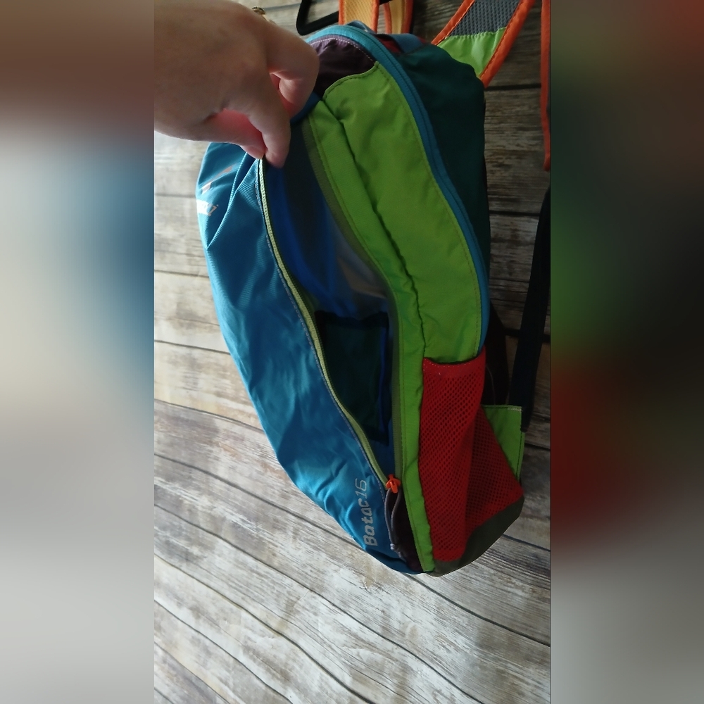 Cotopaxi Multi Color Backpack, BATAC16, Padded Straps, 16 Liter - Picture 14 of 16